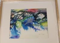 St. Ursula original watercolor art piece 202//147